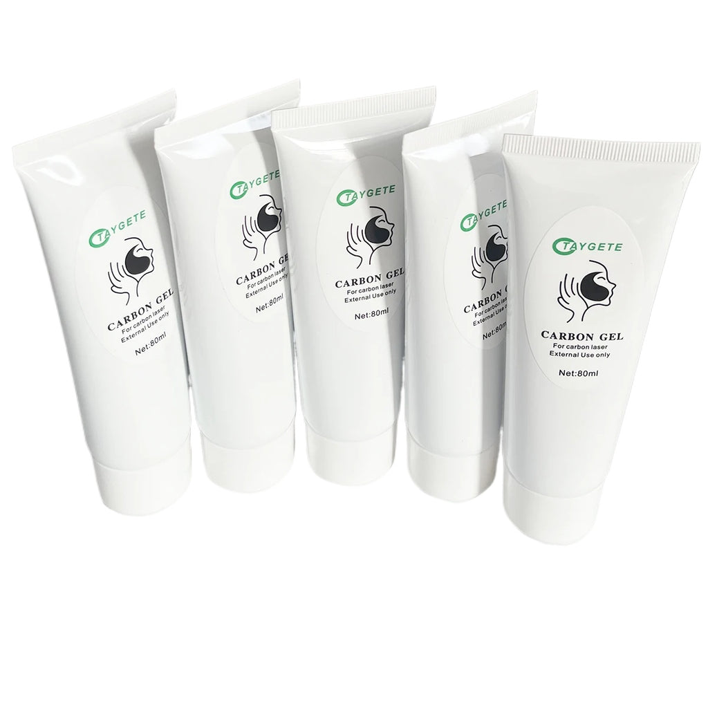 Safe Carbon Cream Gel For ND YAG Laser Skin Rejuvenation Skin Whitening Skin Peel Deep Cleaning 80ml /PCS