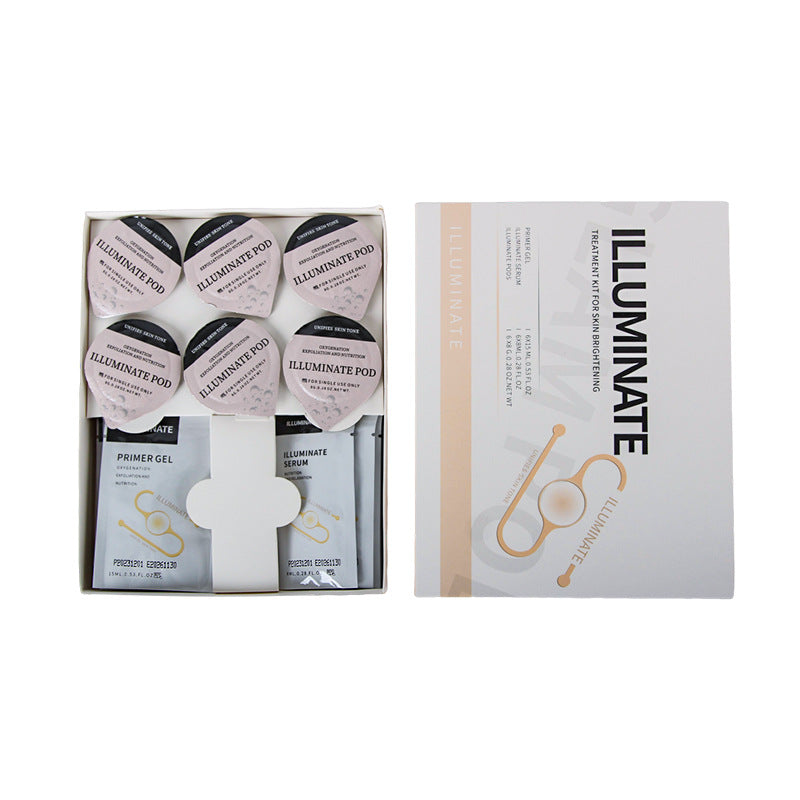 Oxygen Charcoal Revive DETOX GLAM Hydrate CO2 Oxygen Pods Capsule Serum Bubble Facial SPA Facial Kit Skin Rejuvenation