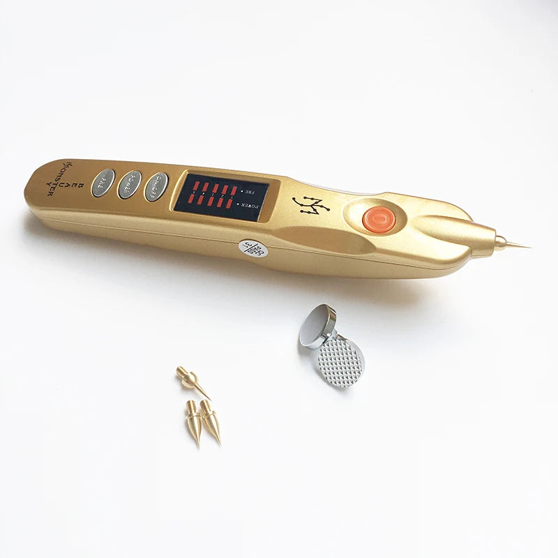 New Golden Fibroblast Plasma Pen for Eyelid Lifting Wrinkle Mole Spot Tattoo Removal