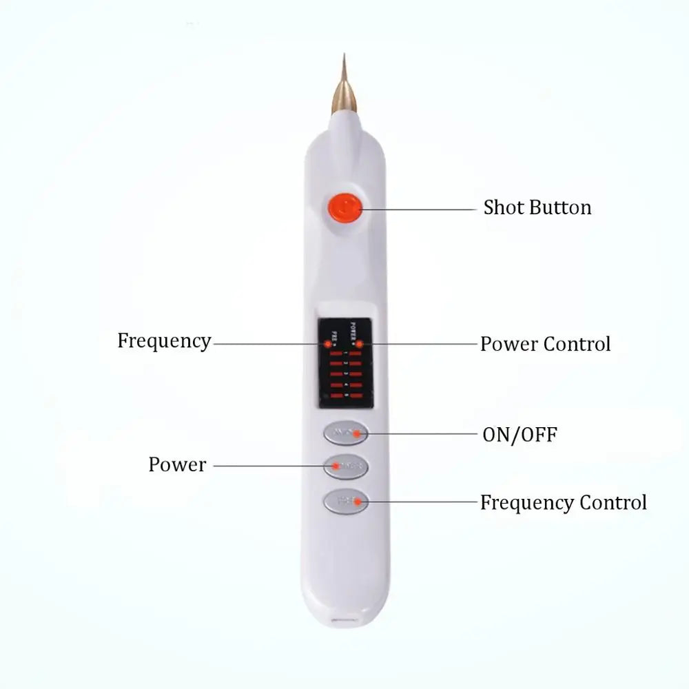 New Black Fibroblast Plasma Pen for face eyelid lifting, Wrinkle Removal Mole Removal spot removal Tattoo Removal