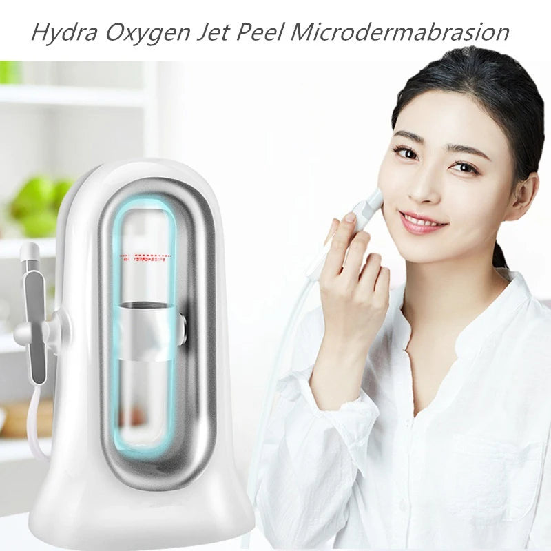 Mini Portable Hydra Aqua Facial peel Dermabrasion hydra-jet Facial Machine With LED For Skin Clean Care Home Use
