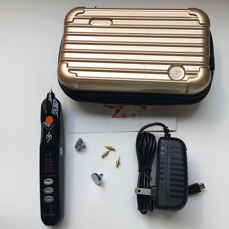 New Black Fibroblast Plasma Pen for face eyelid lifting, Wrinkle Removal Mole Removal spot removal Tattoo Removal