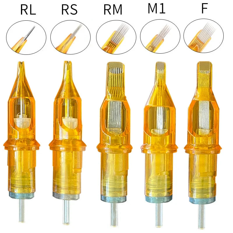 Tattoo Needle Cartridge 1 3 5 7 9 RL/RS/RM/M1 For Tattoo Pen Machine