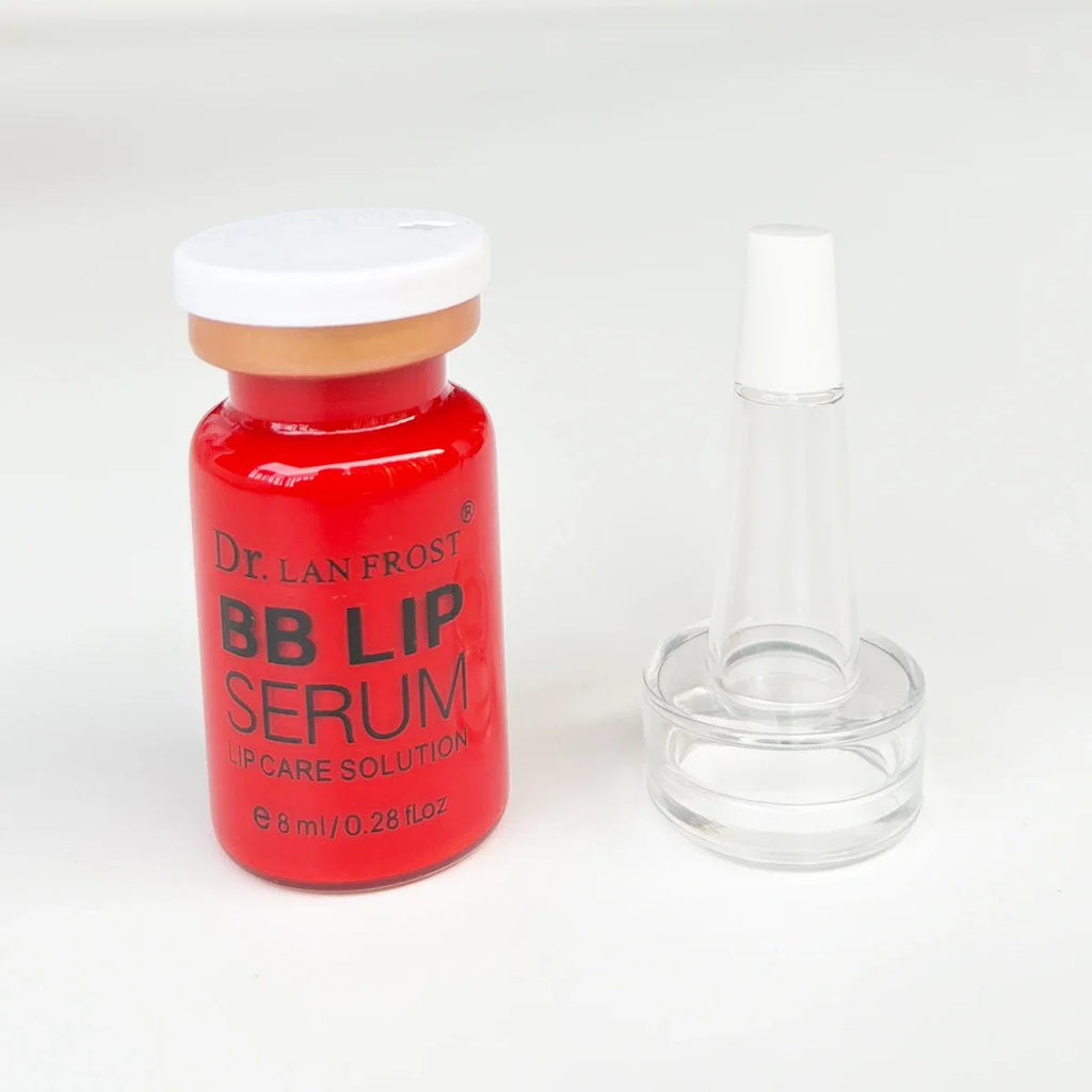 BB Cream Lip Kit Ampoule Microneedle Serum Foundation Starter Kit Permanent Makeup Lip Pigment(Red Orange Pink)