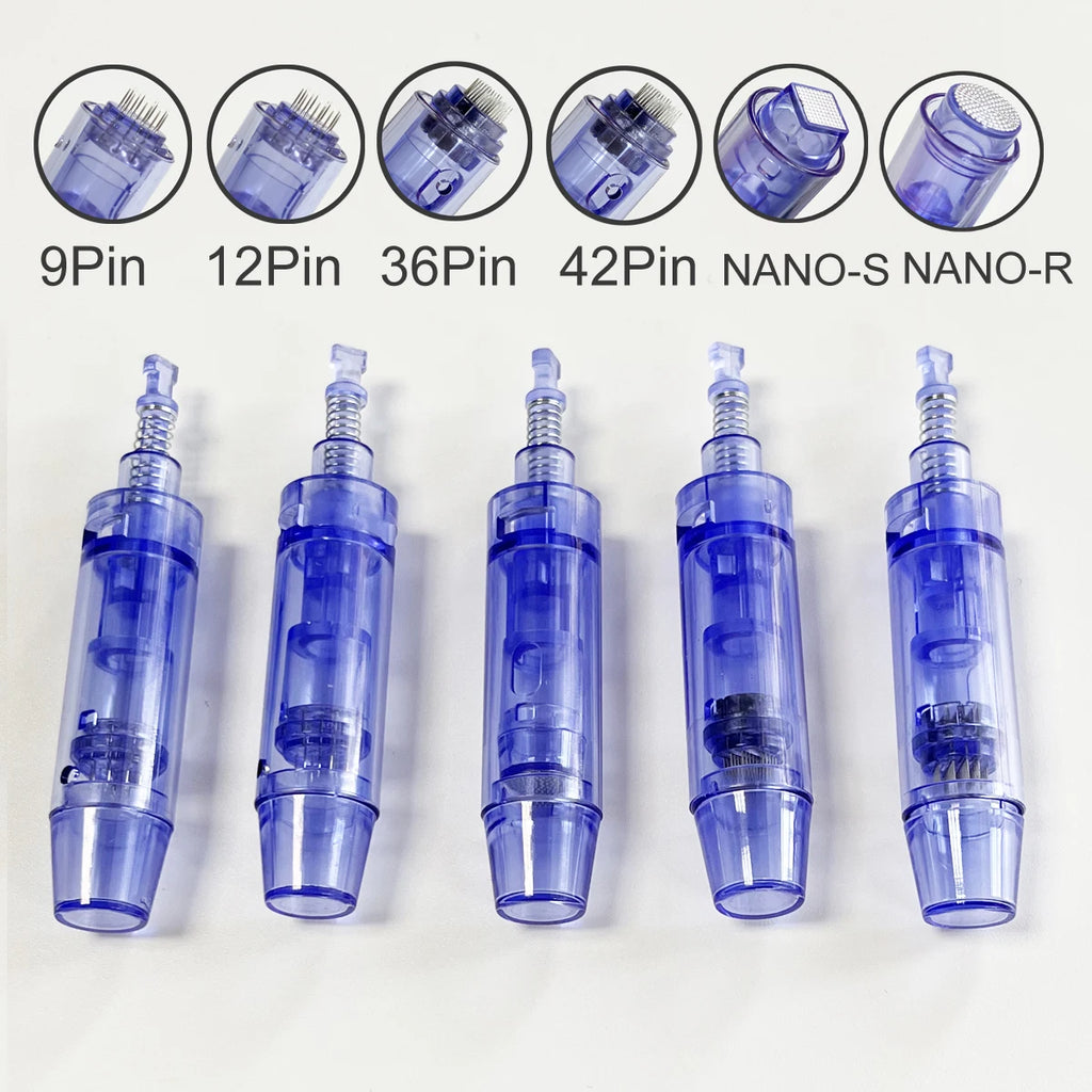 9/12/36/42 Nano Needles Microneedling Bayonet Cartridge Needle Tip For A1 N2, M7, M5, A6  MYM DERMA PEN FACE BEAUTY Meso Machine