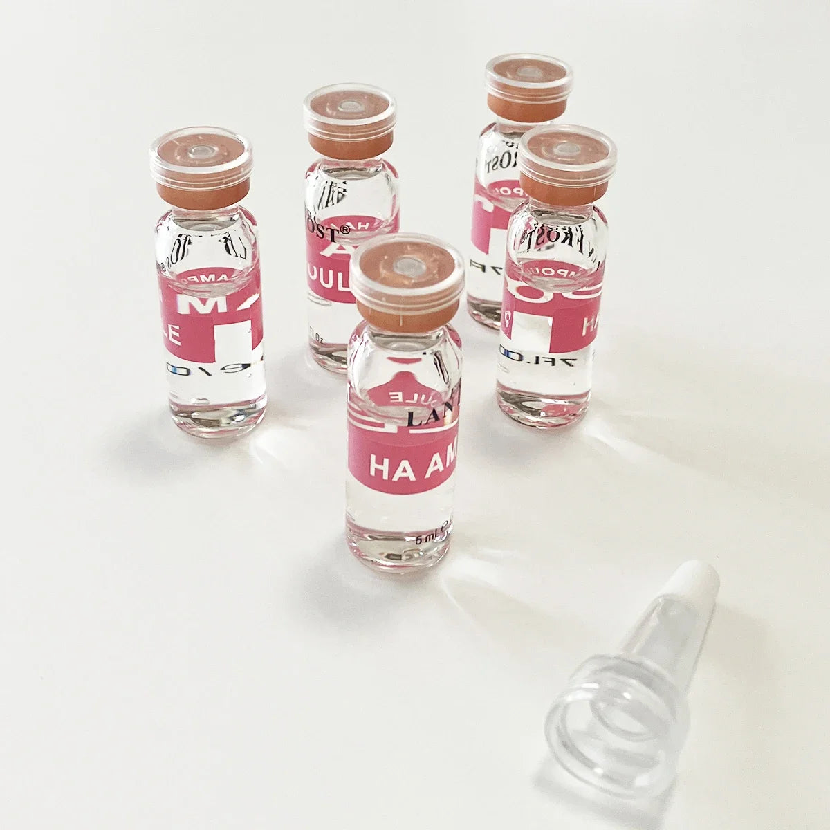 Hyaluronic Acid Microneedling Serum Essence HA Ampoule For Skin Facial Care Moisturizing Hydrating Skin Repair Rejuvenation Smooths Skin