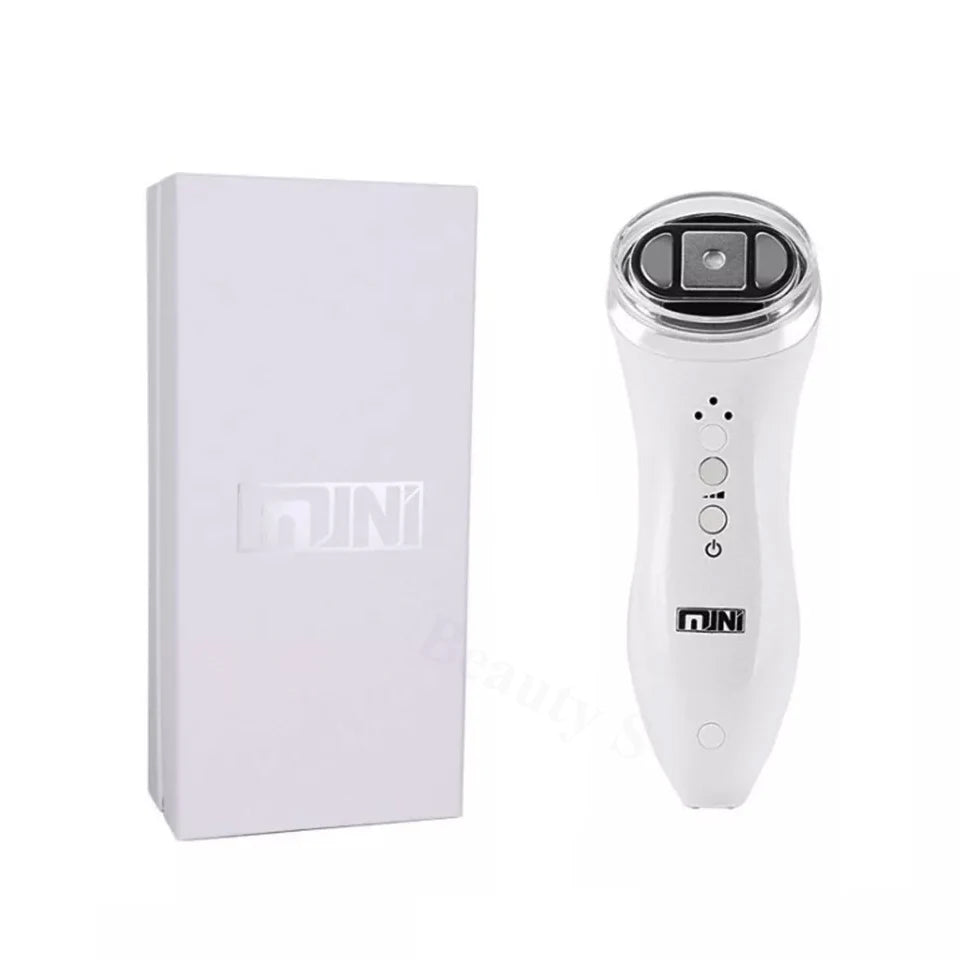 2ND Mini HIFU 3 IN 1 RF EMS HIFU Beauty Machine Face Lifting Facial Microfocus Ultrasound Radiofrequency Wrinkle Removal