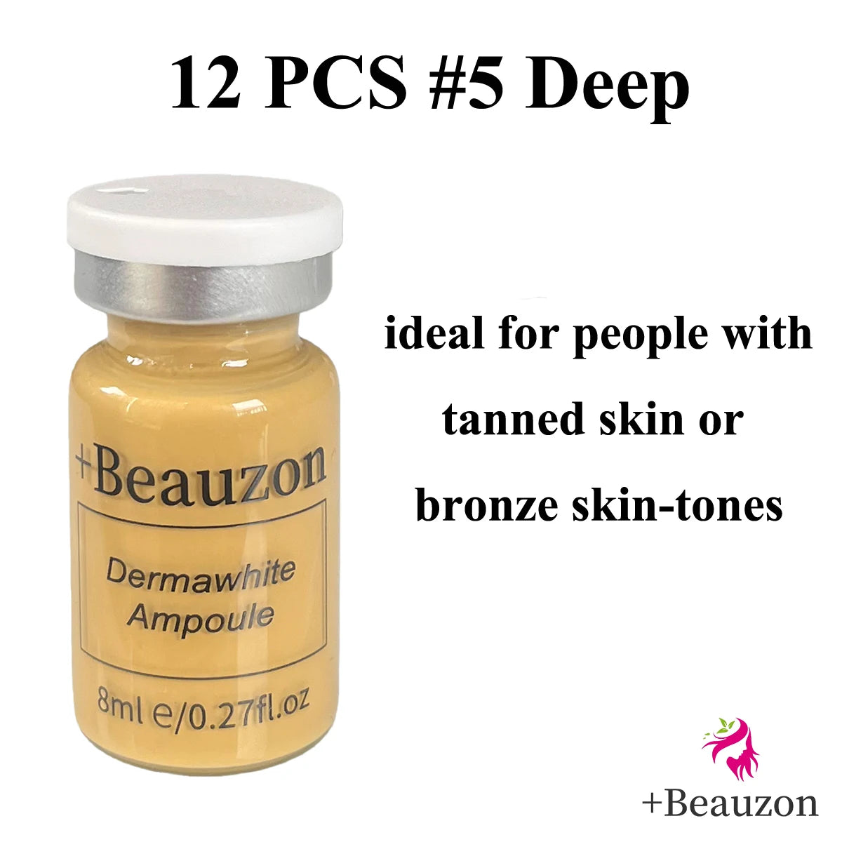 8ml Original Beauzon BB Cream Hyaluronic Acid Facial Glow Serum Ampoule For Microneedle Derma Pen Roller MTS Wrinkle Removal Anti Aging