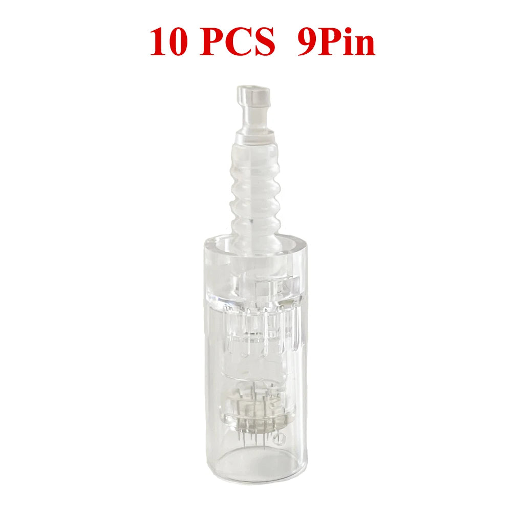 Microneedle Pen Micro Needle Derma Pen Mesotherapy Microneedling Skin Face Care Beauty Machine (Wired)