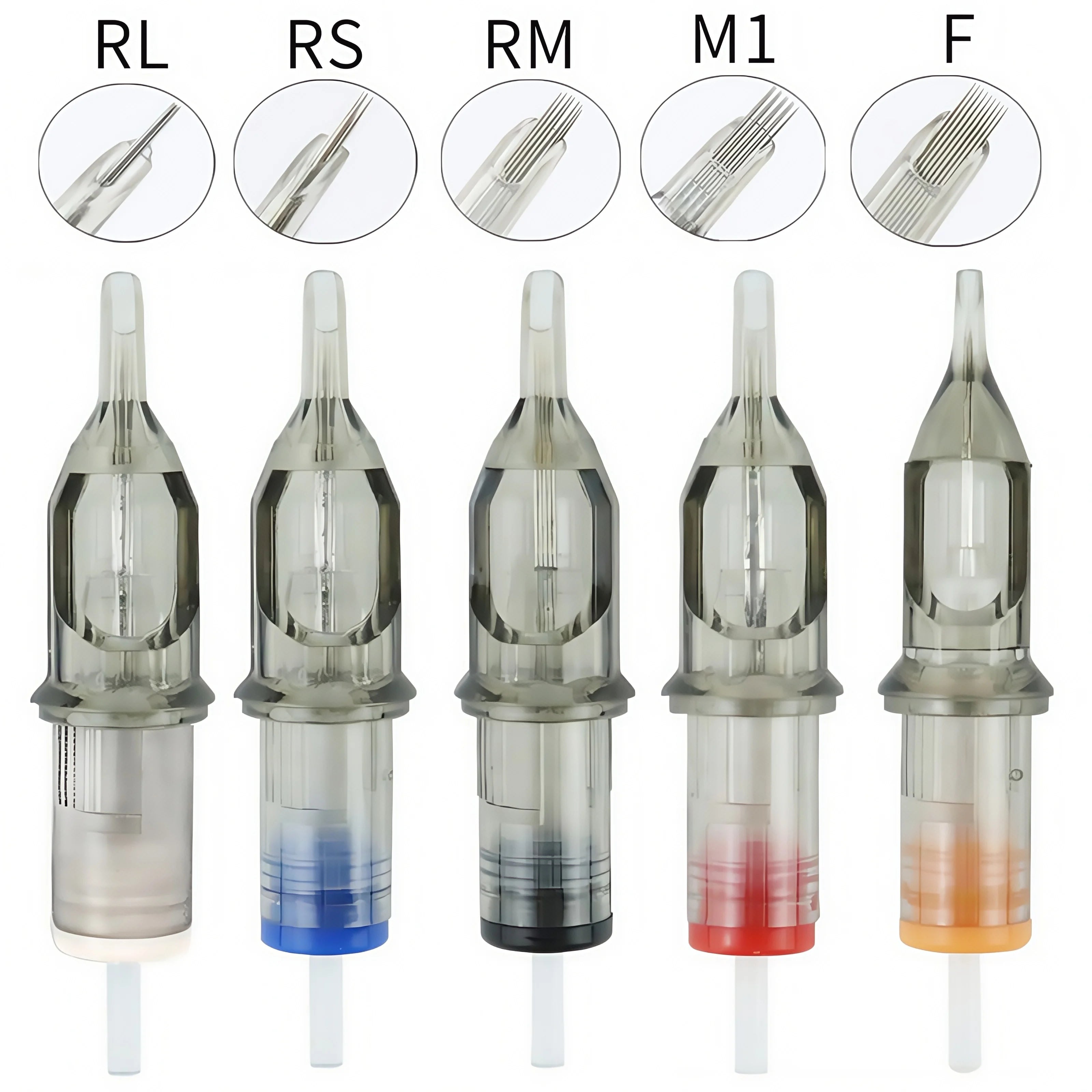 100/50/10 PCS Tattoo Needle Sterilized RL RM RS M1 Tattoo Cartridge Needles For Tattoo Pen