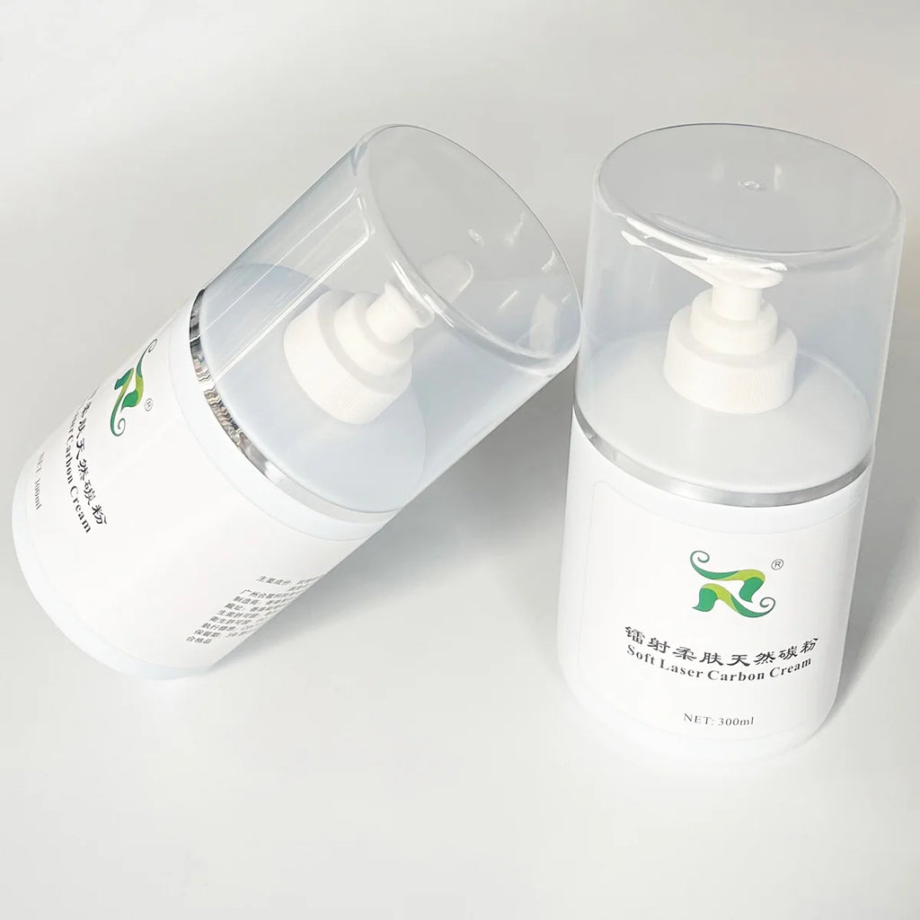 300ml/80ml Carbon Gel Cream Black Carbon Mask For ND YAG Laser Skin Peeling Rejuvenation Whitening Skin Peel Deep Cleaning