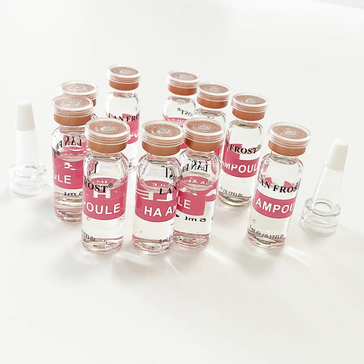 Hyaluronic Acid Microneedling Serum Essence HA Ampoule For Skin Facial Care Moisturizing Hydrating Skin Repair Rejuvenation Smooths Skin