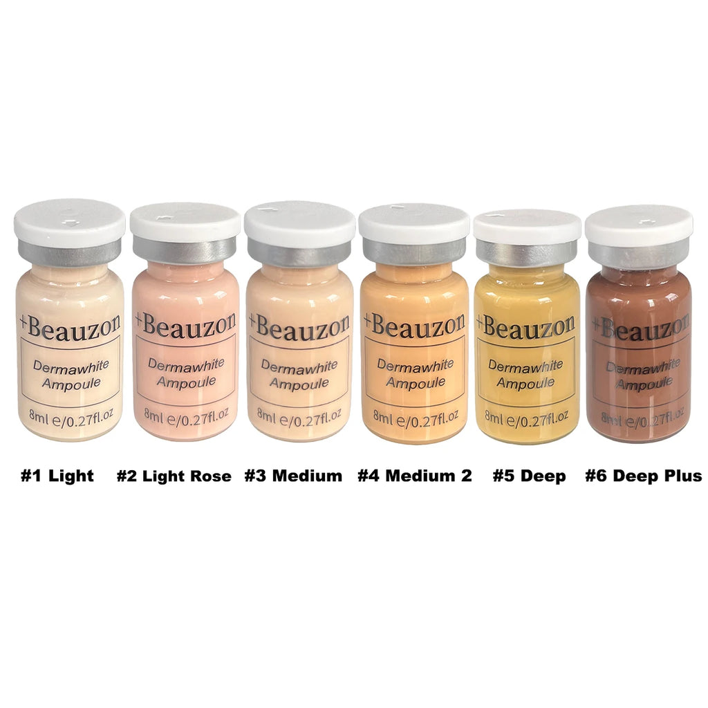 8ml Original Beauzon BB Cream Hyaluronic Acid Facial Glow Serum Ampoule For Microneedle Derma Pen Roller MTS Wrinkle Removal Anti Aging
