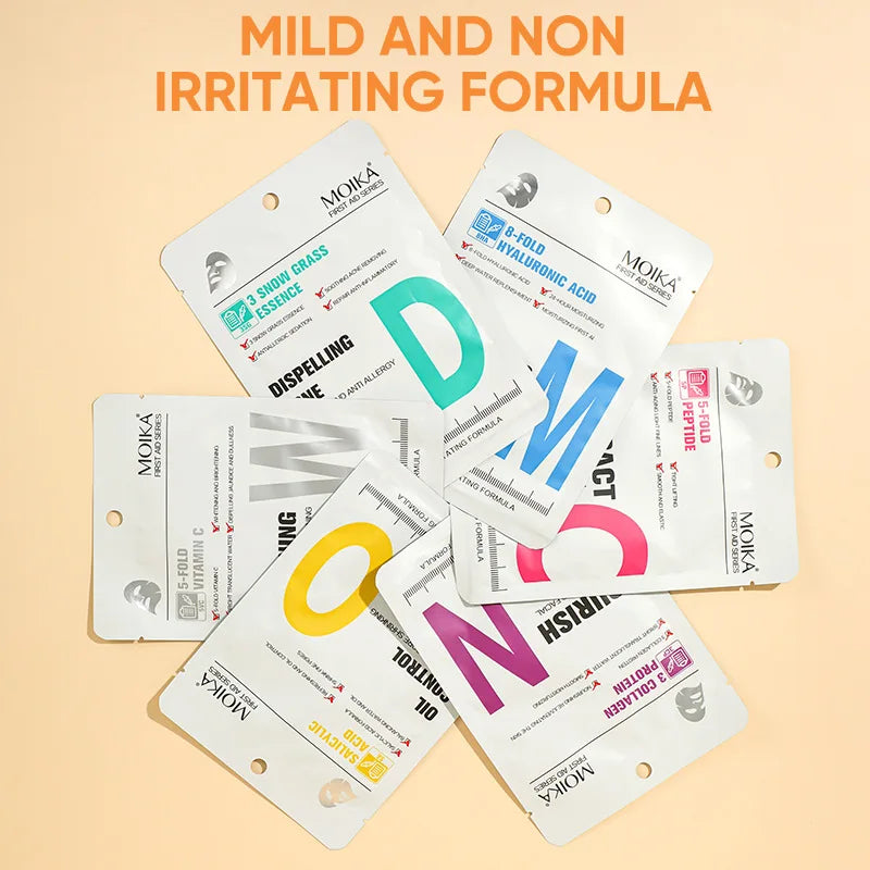 50/20/10 PCS Hyaluronic acid Whitening Beauty Facial Mask Skin Care Rejuvenation Care Hydrating Moisturizing Acne Oil Control