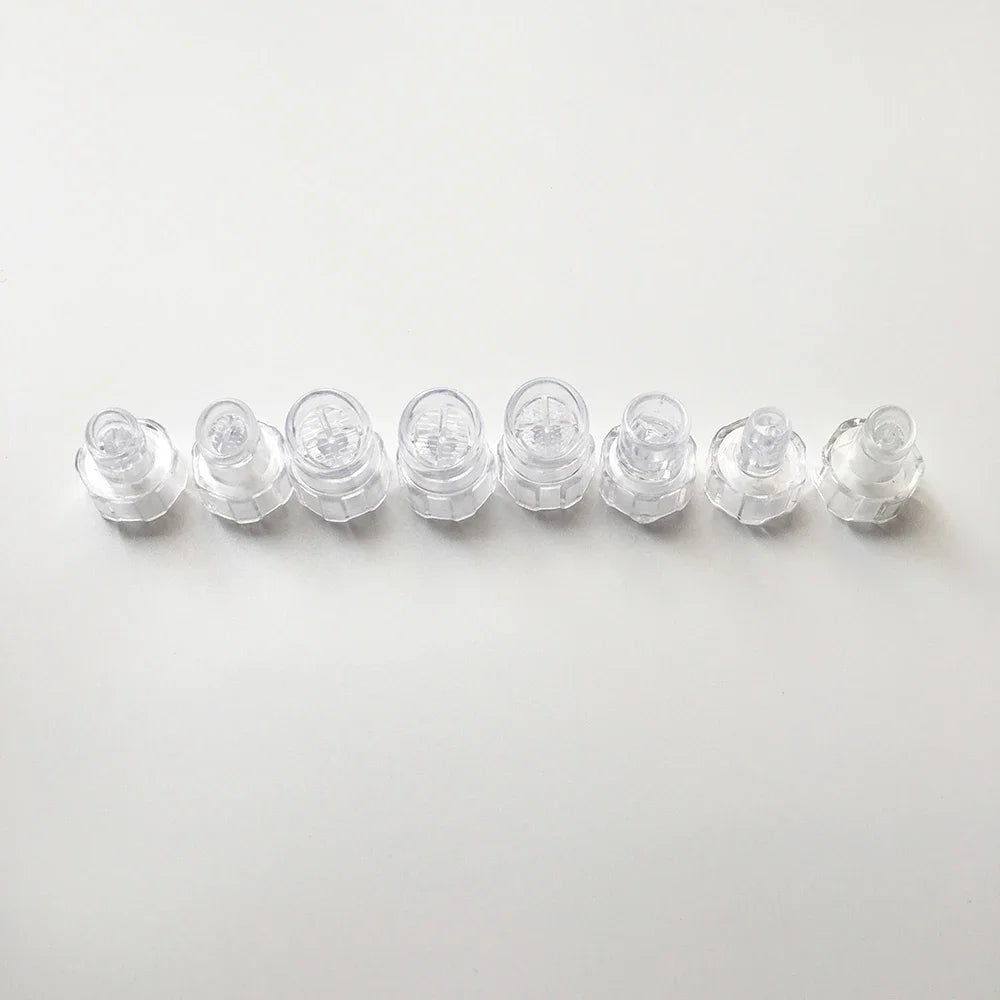 8PCS/Pack Hydra Tip Head Replacement Plastic For Hydro Water Facial Skin Oxygen Dermabrasion Jet Peel Machine