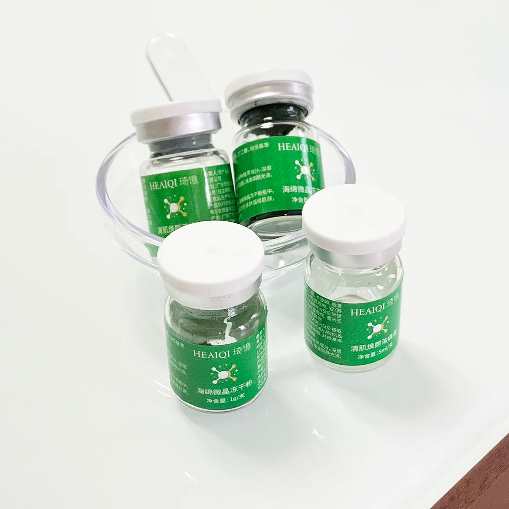 70% Natural Microcrystal Sponge Freeze-Dried Powder Repair Facial Clean Smooths Skin Pores Care Removes Blackhead Exfoliates