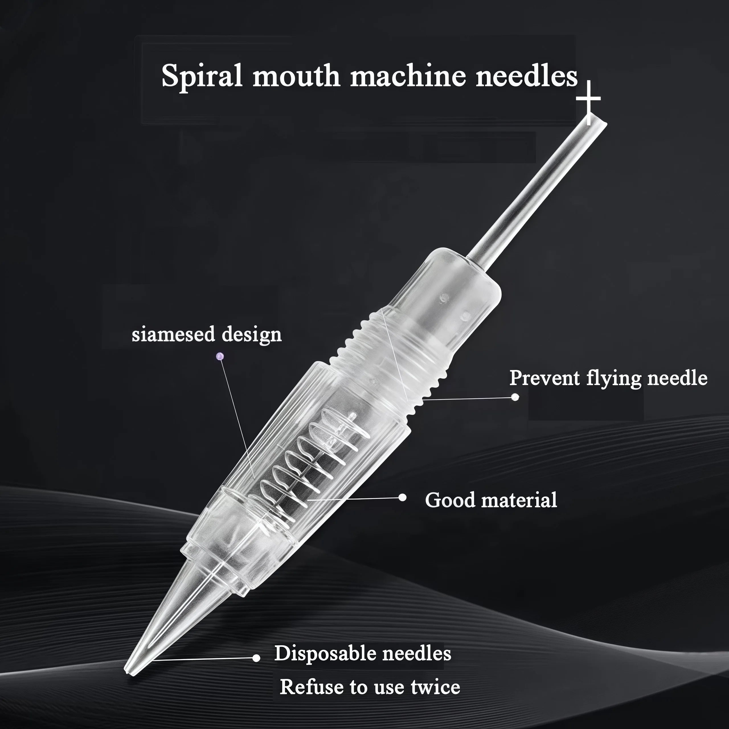 Sterilized Tattoo Needle Cartridge Tip For Charment Permanent Makeup Micropigmentation MTS Microblading Tattoo Pen