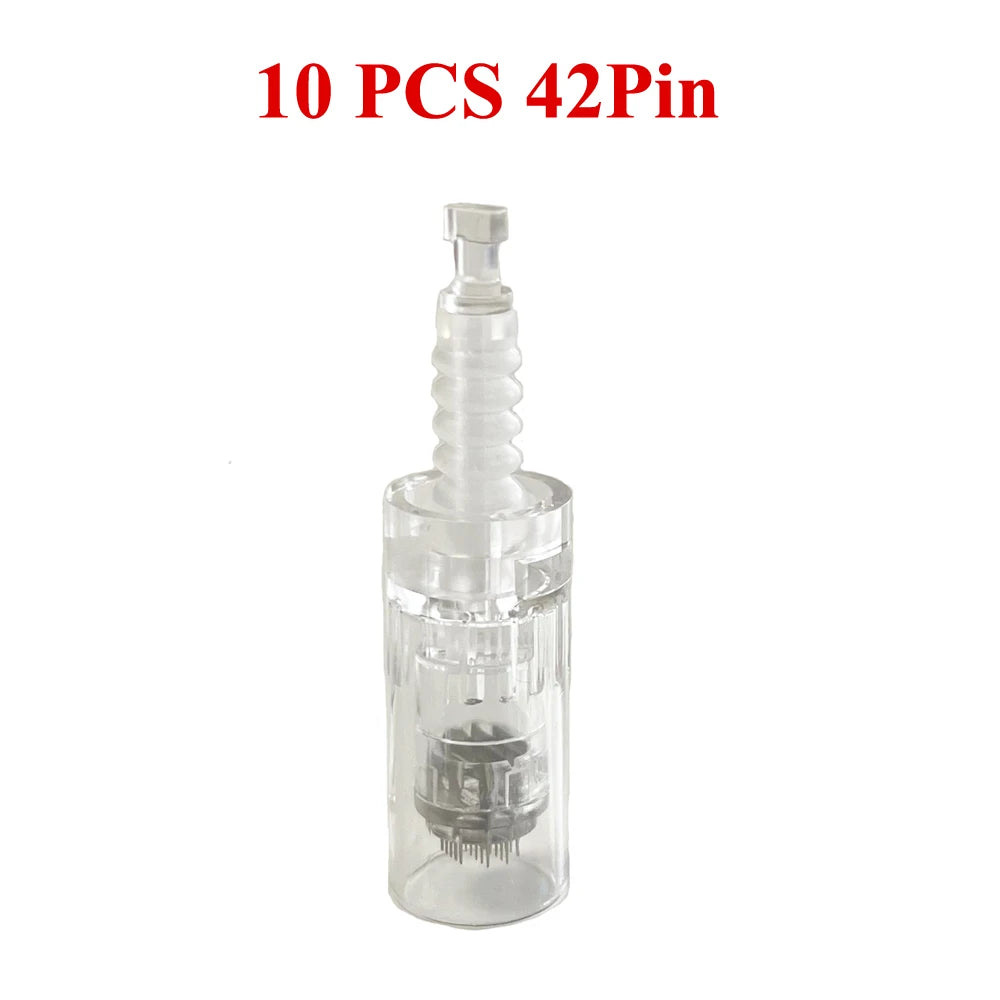 Microneedle Pen Micro Needle Derma Pen Mesotherapy Microneedling Skin Face Care Beauty Machine (Wired)