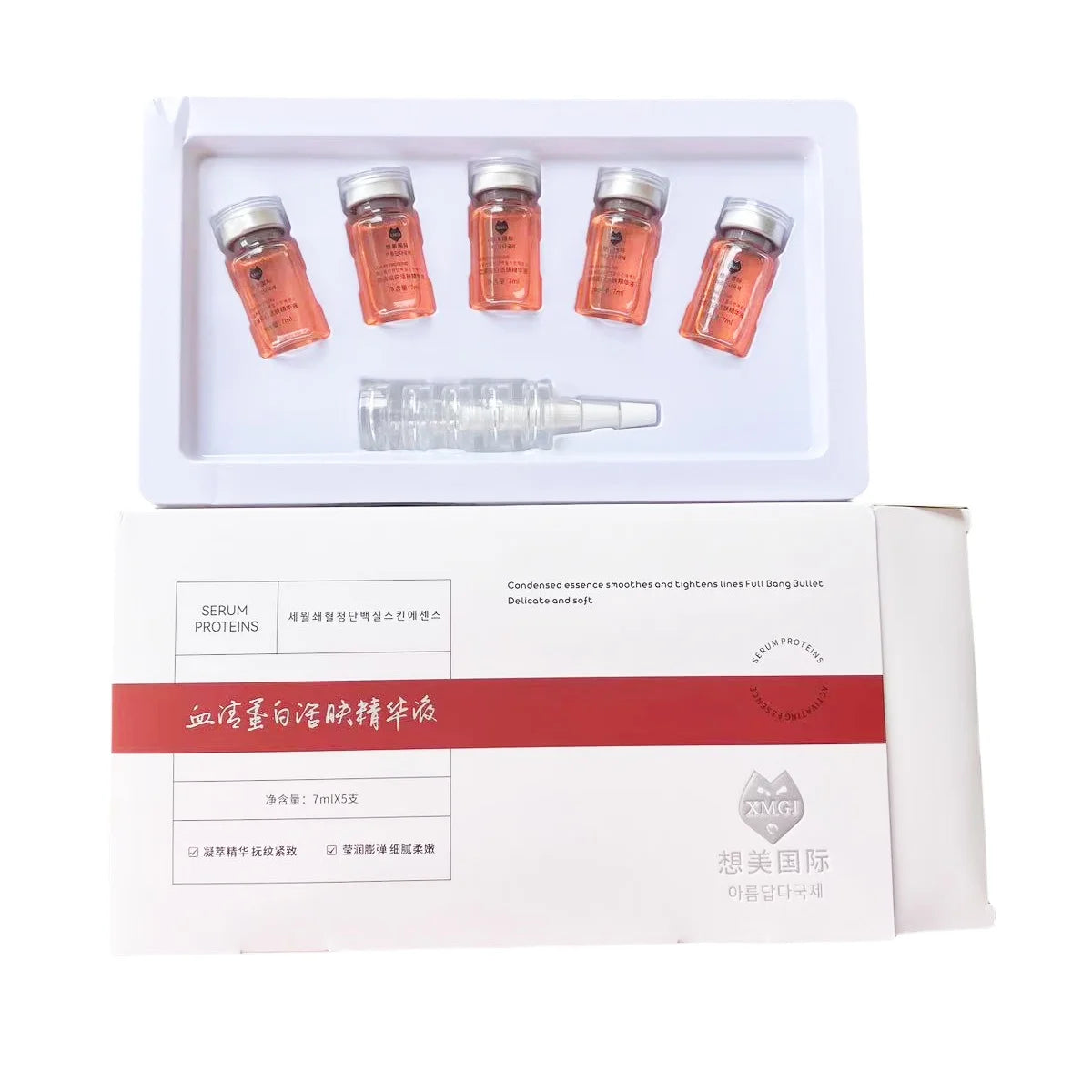 Moisturizing Wrinkle Ampoule Essence Anti Aging Skin Care Serum Protein Facial Lifting Firming For Dr Pen MYM Massage Absorption