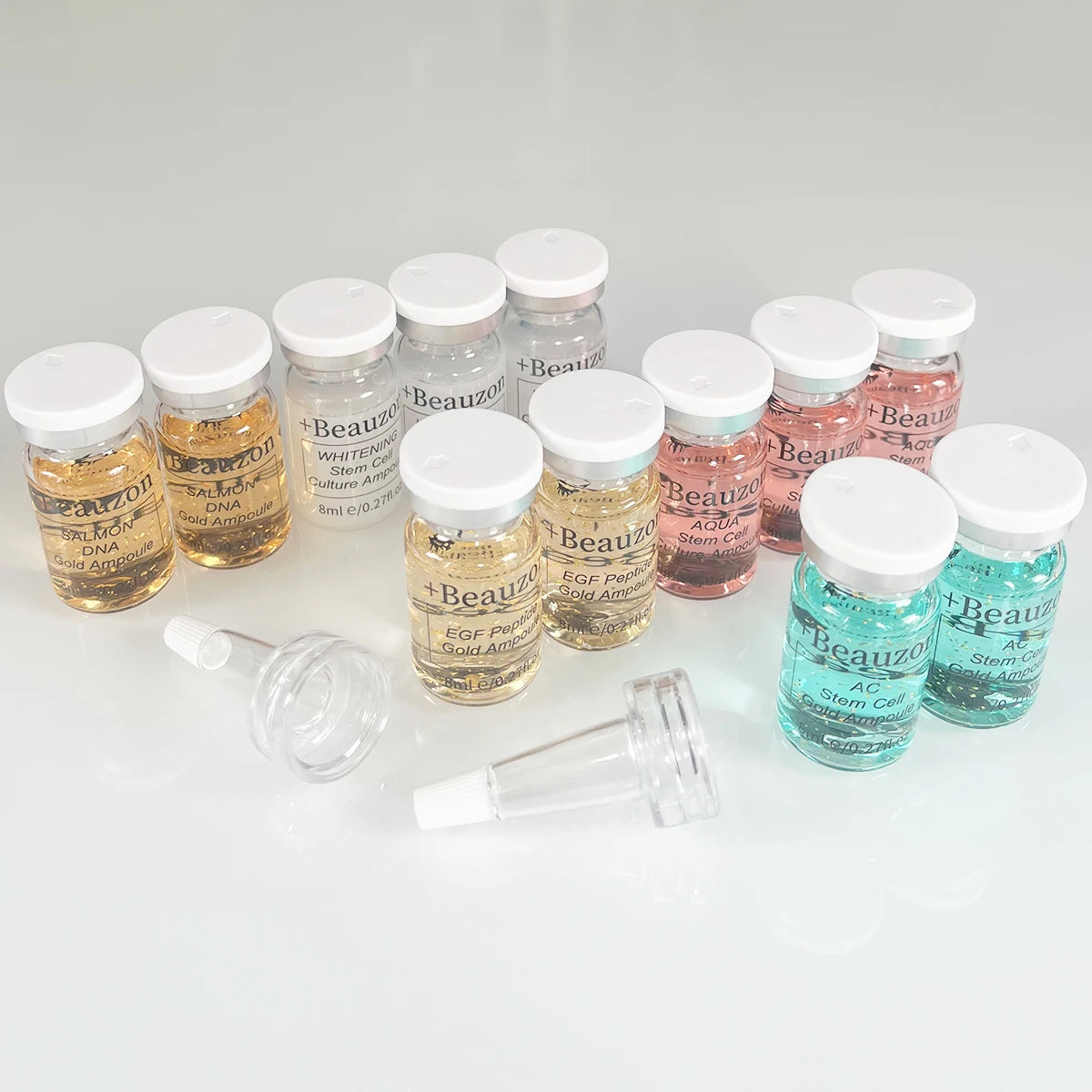 8ml Original Beauzon BB Cream Hyaluronic Acid Facial Glow Serum Ampoule For Microneedle Derma Pen Roller MTS Wrinkle Removal Anti Aging