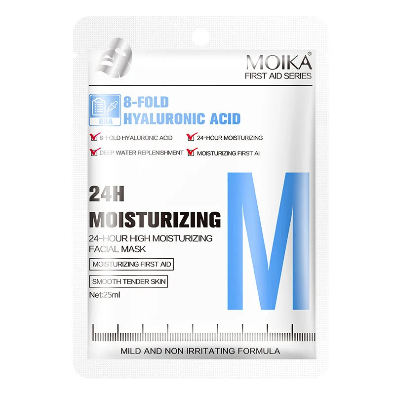 50/20/10 PCS Hyaluronic acid Whitening Beauty Facial Mask Skin Care Rejuvenation Care Hydrating Moisturizing Acne Oil Control