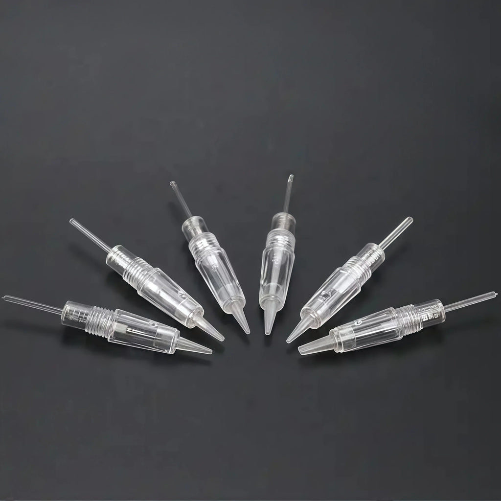 Sterilized Tattoo Needle Cartridge Tip For Charment Permanent Makeup Micropigmentation MTS Microblading Tattoo Pen