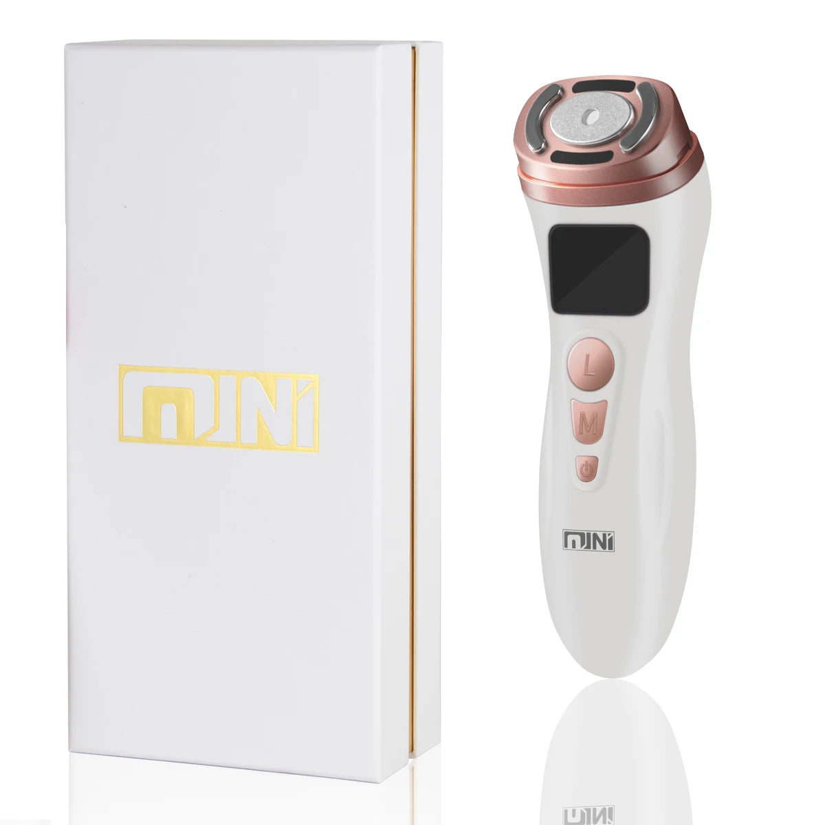 2ND Mini HIFU 3 IN 1 RF EMS HIFU Beauty Machine Face Lifting Facial Microfocus Ultrasound Radiofrequency Wrinkle Removal