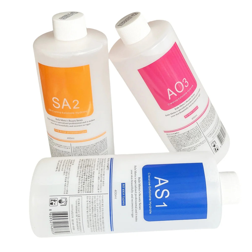400ml Hydra Aqua Peel Facial Serum Solution Moisturizing Essence For Hydro Dermabrasion Skin Care Face Deep Clean AS1 SA2 AO3