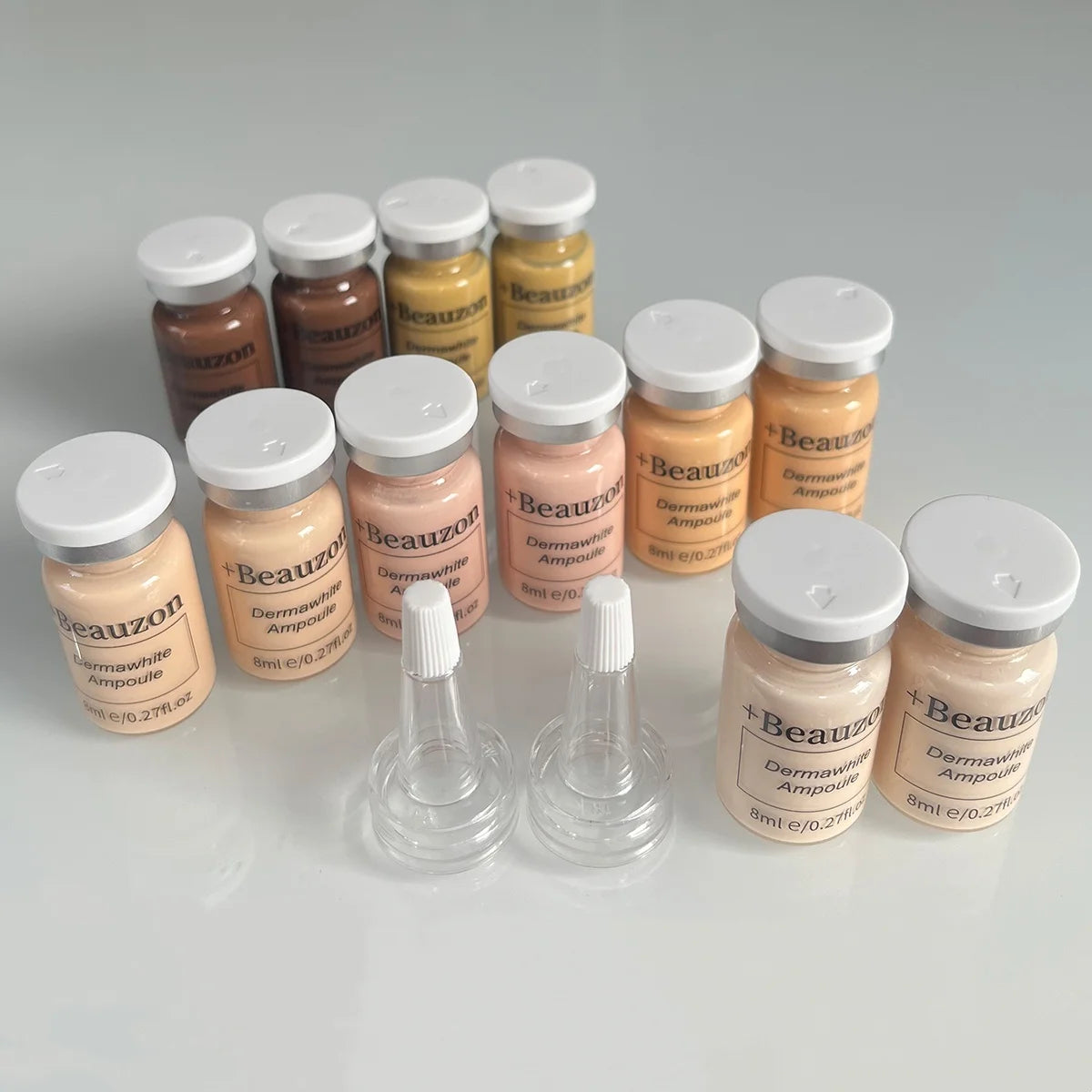 8ml Original Beauzon BB Cream Hyaluronic Acid Facial Glow Serum Ampoule For Microneedle Derma Pen Roller MTS Wrinkle Removal Anti Aging