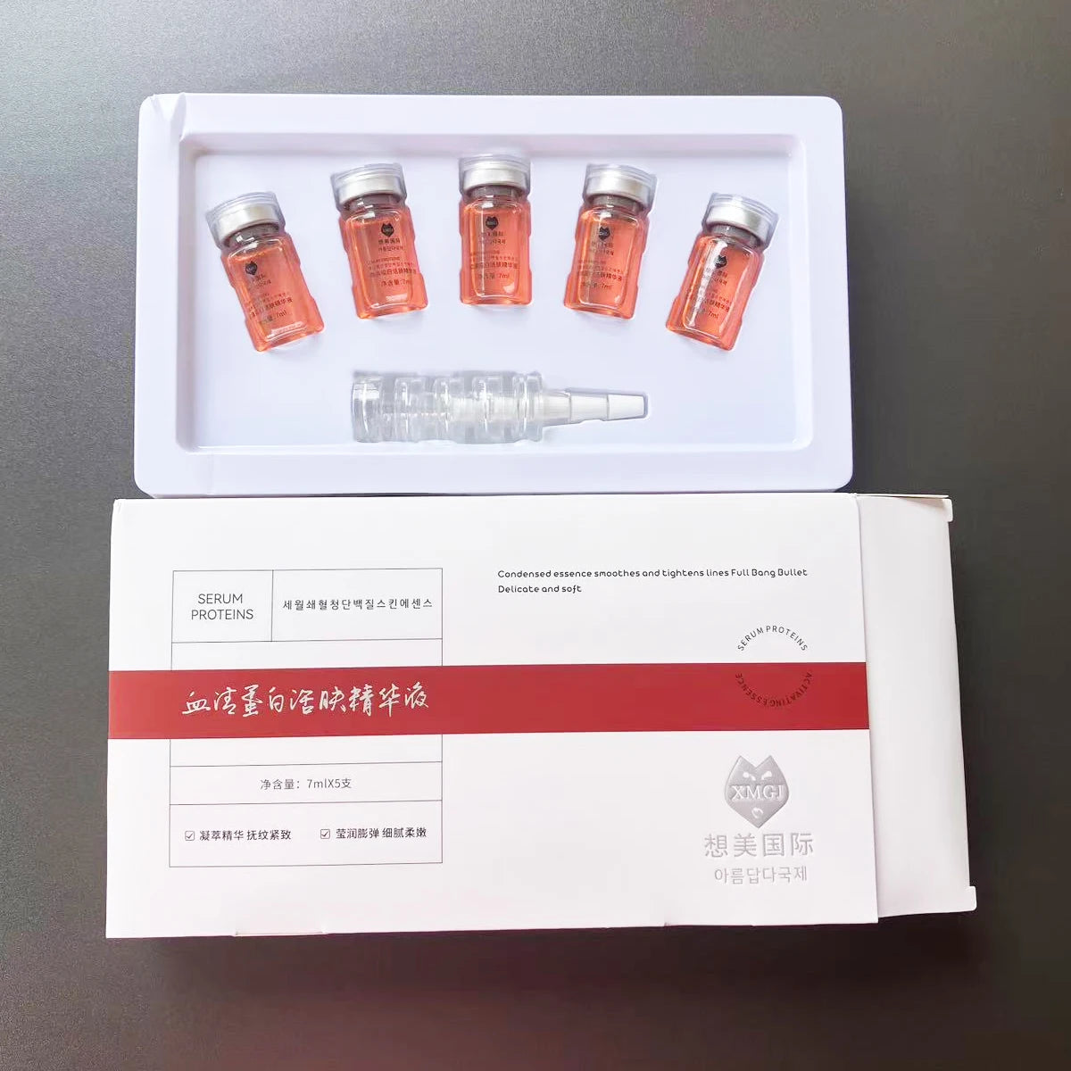 Moisturizing Wrinkle Ampoule Essence Anti Aging Skin Care Serum Protein Facial Lifting Firming For Dr Pen MYM Massage Absorption