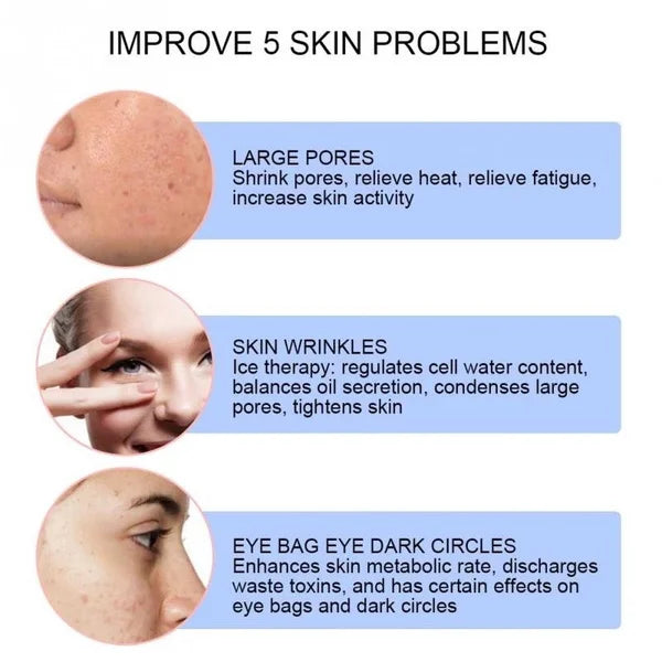 Professional Cryo Hot Cold Hammer Facial Massager Face Lifting Body Face Lift Skin Care Tool Beauty Equipment