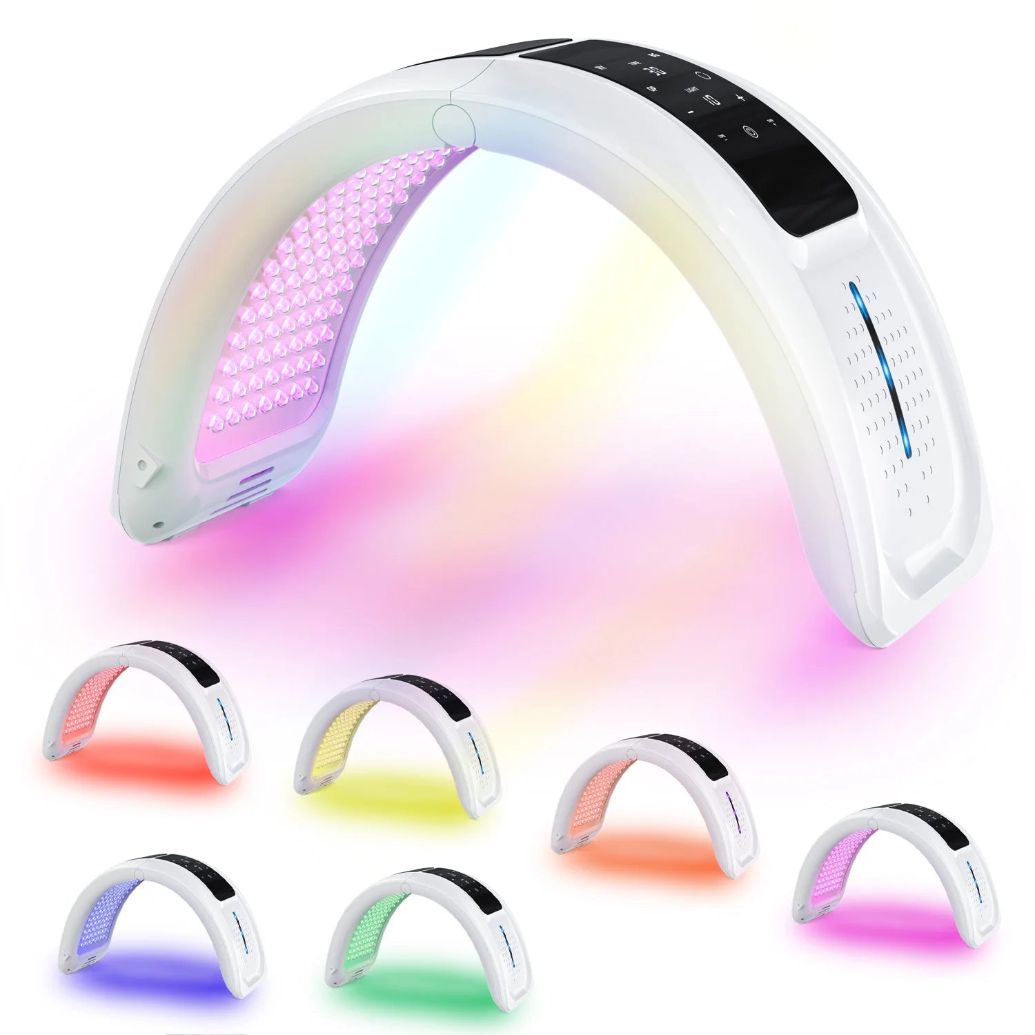 7 Color PDT LED Light Photon Therapy Facial Led Mask For Skin Rejuvenation Whiten Spa Home Beauty Machine Salon