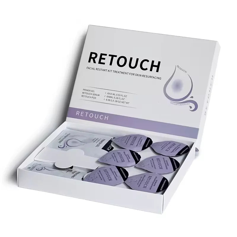 Oxygen Charcoal Revive DETOX GLAM Hydrate CO2 Oxygen Pods Capsule Serum Bubble Facial SPA Facial Kit 3 In 1 Skin Rejuvenation