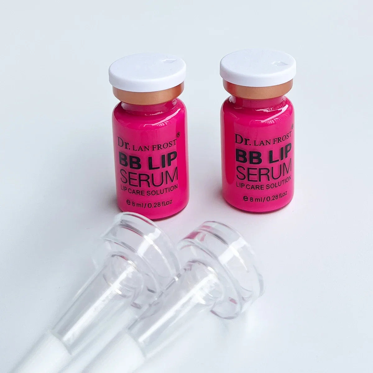 BB Cream Lip Kit Ampoule Microneedle Serum Foundation Starter Kit Permanent Makeup Lip Pigment(Red Orange Pink)