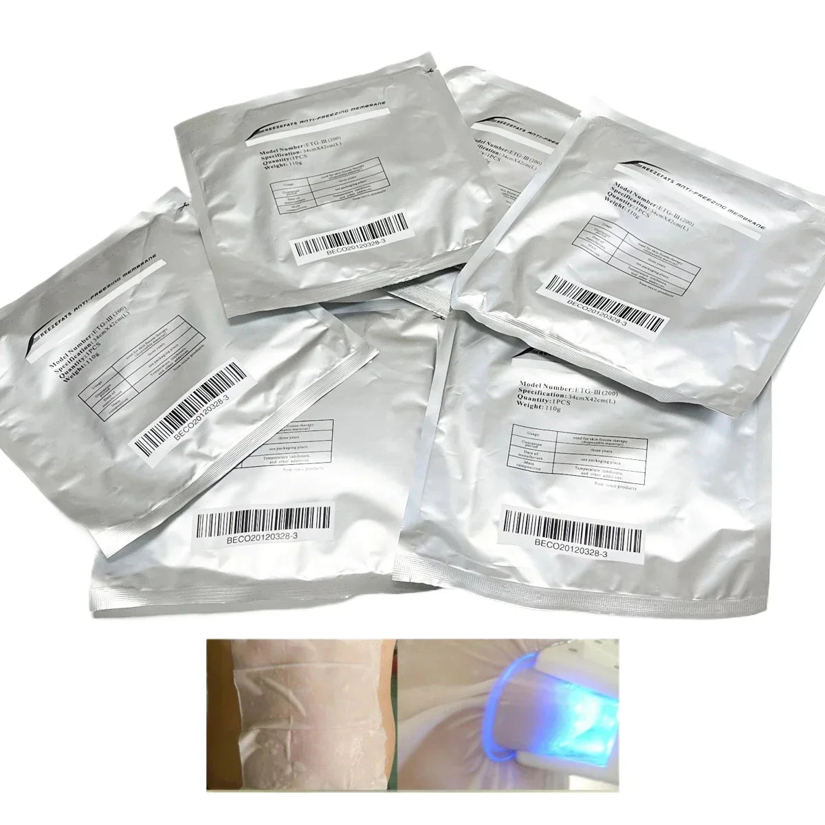 Anti Freeze Membrane Antifreeze Film Gel Paster For CryoLipolysis Cryotherapy Liposuction Cooling Cryo Lipo Weight Loss Slimming Cellulite Pad